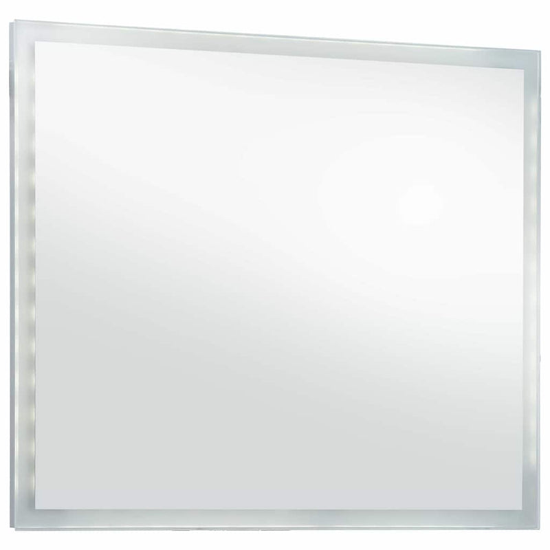 Oglindă cu LED de perete pentru baie, 60 x 50 cm