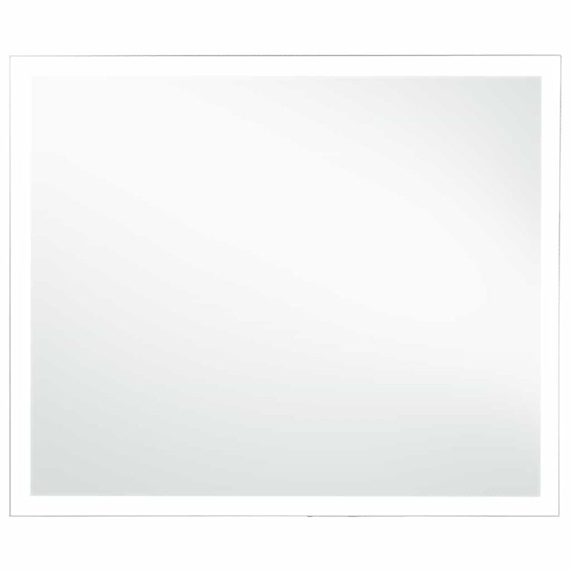 Oglindă cu LED de perete pentru baie, 80 x 60 cm