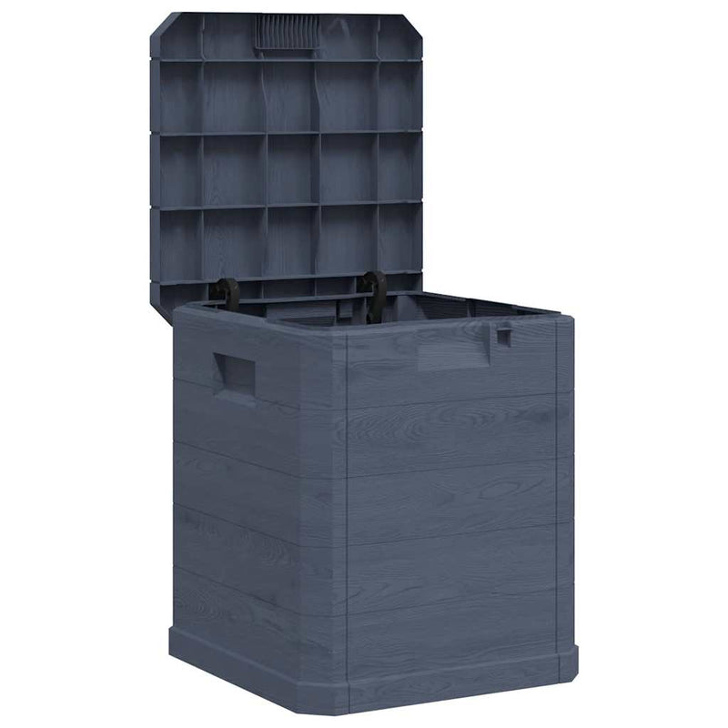 Ladă de depozitare pentru grădină, antracit, 90 L