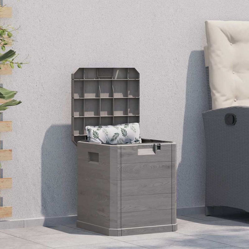 Ladă de depozitare pentru grădină, maro, 90 L
