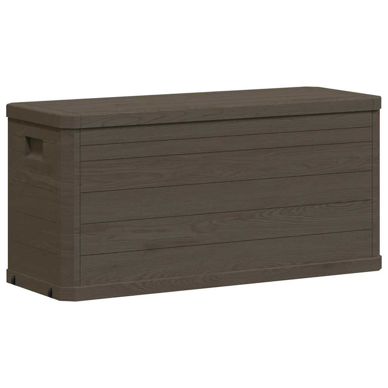 Ladă de depozitare pentru grădină, maro, 280 L