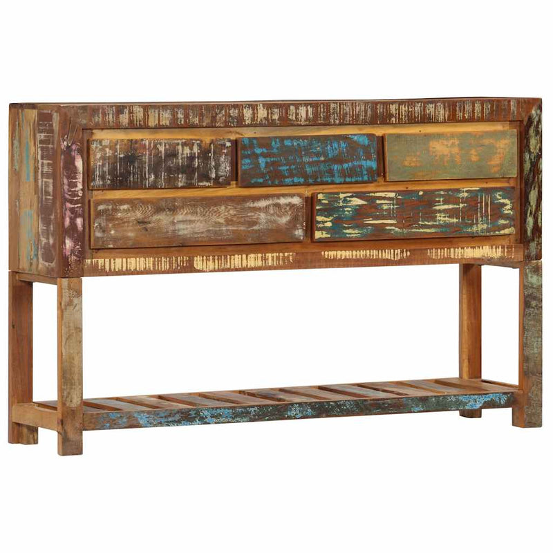 Servantă, 120 x 30 x 75 cm, lemn masiv reciclat