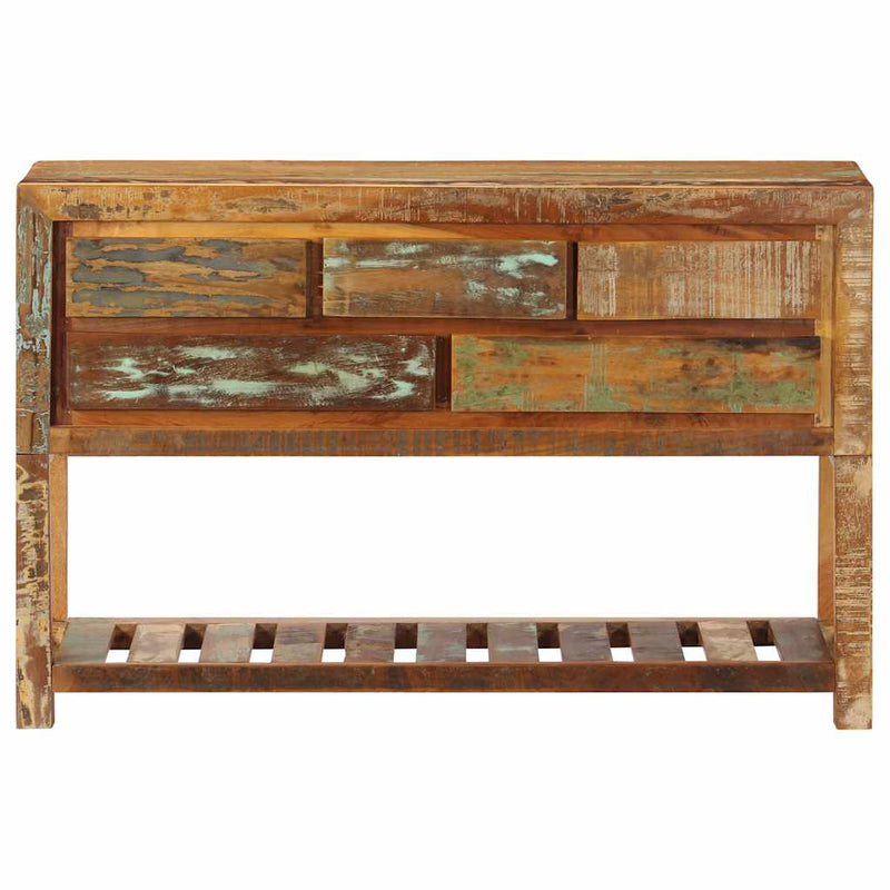 Servantă, 120 x 30 x 75 cm, lemn masiv reciclat