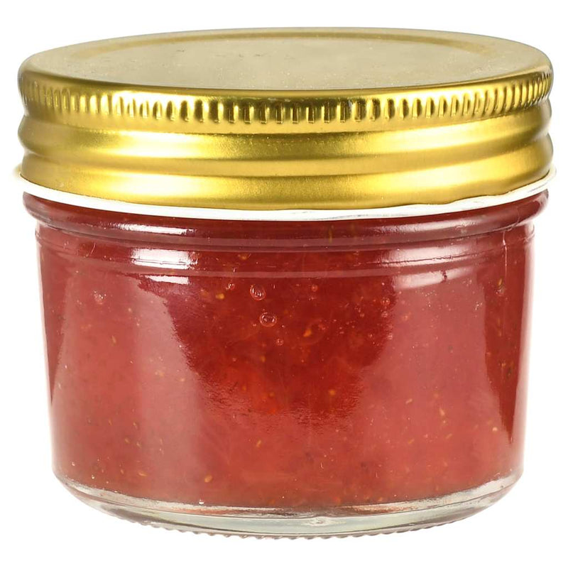 Borcane din sticlă pentru gem cu capac auriu 24 buc. 110 ml