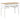 Birou de scris, alb, 109,5 x 45 x 77,5 cm, lemn