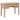 Birou de scris, maro, 109,5x45x77,5 cm, lemn
