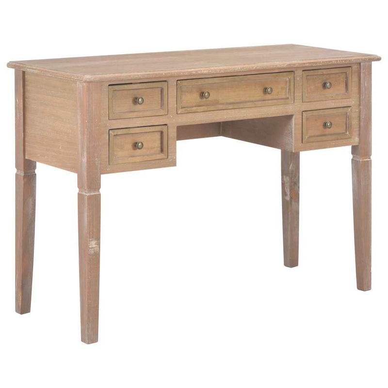Birou de scris, maro, 109,5x45x77,5 cm, lemn