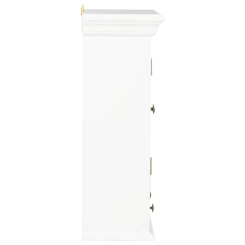 Dulap de perete, alb, 49x22x59 cm, lemn prelucrat