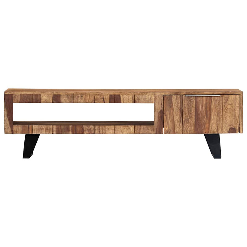 Comodă TV, 140 x 30 x 40 cm, lemn masiv de acacia