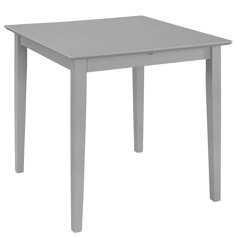 Masă de bucătărie extensibilă, gri, (80-120)x80x74 cm, MDF