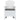 Set mobilier de exterior, 9 piese, alb, plastic, aspect ratan