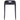 Scaune stivuibile 4 buc., negru, plastic