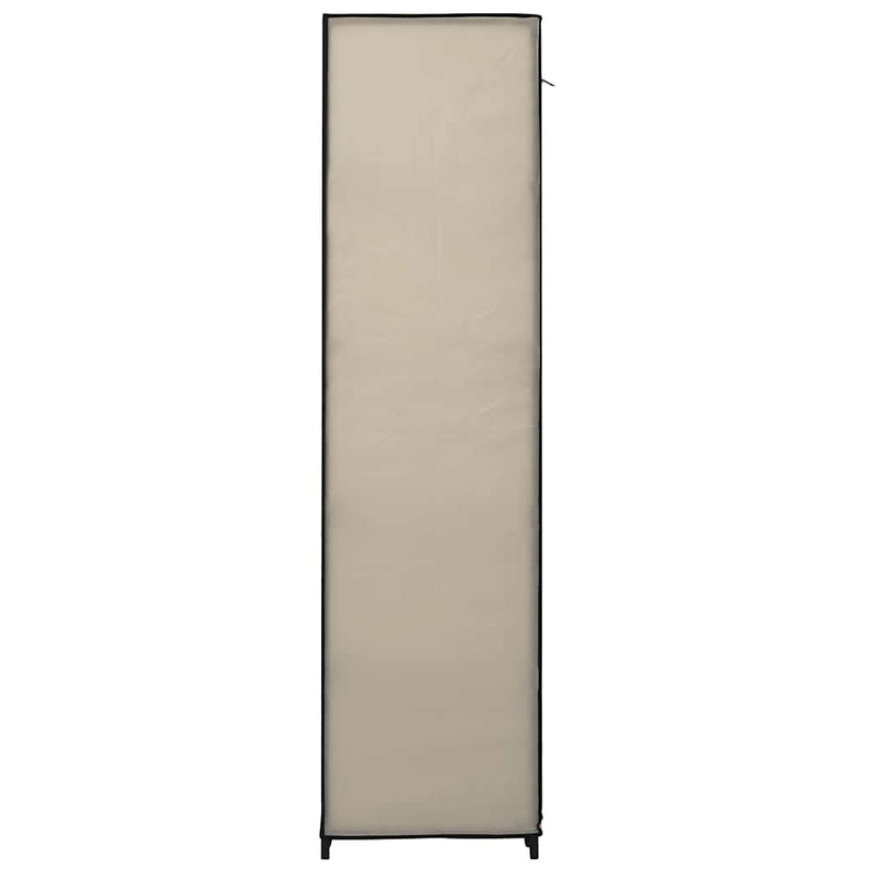 Dulap pliabil de haine, crem, 110x45x175 cm, textil