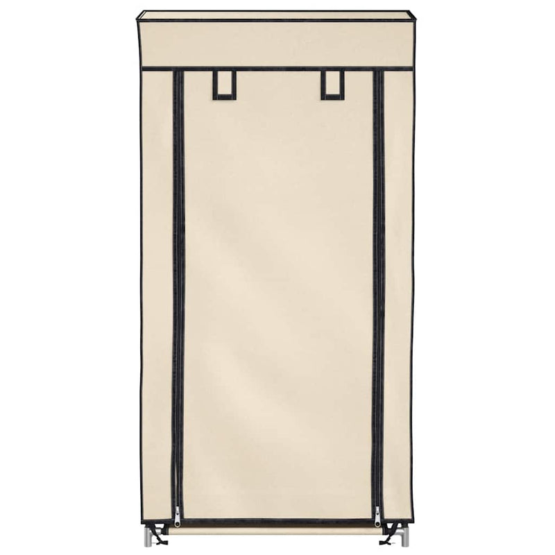 Pantofar cu husă, crem, 58x28x106 cm, material textil