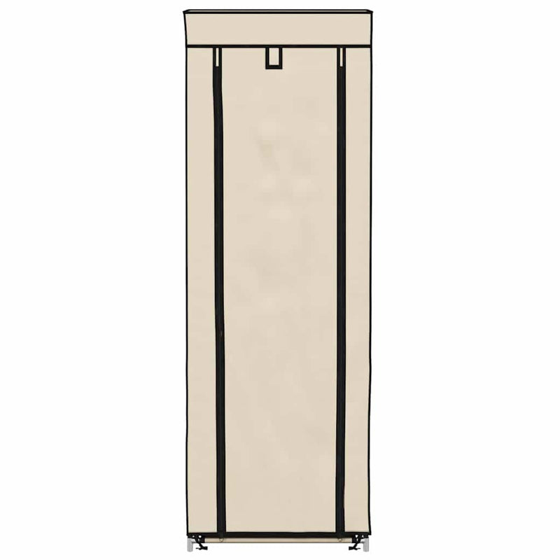 Pantofar cu husă, crem, 57 x 29 x 162 cm, material textil