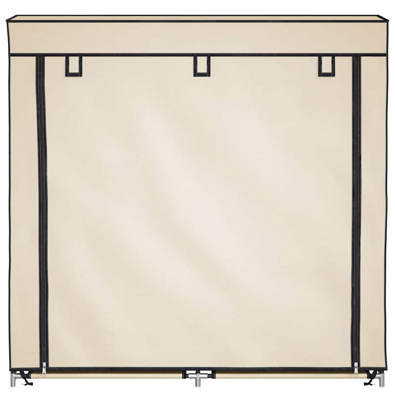 Pantofar cu husă, crem, 115x28x110 cm, material textil