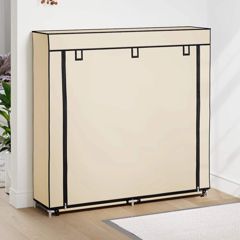 Pantofar cu husă, crem, 115x28x110 cm, material textil