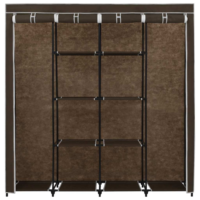 Șifonier cu 4 compartimente, maro, 175x45x170 cm