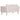 Canapea cu 2 locuri, crem, material textil