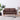 Canapea cu 2 locuri, maro, material textil
