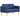 Canapea cu 2 locuri, albastru, material textil
