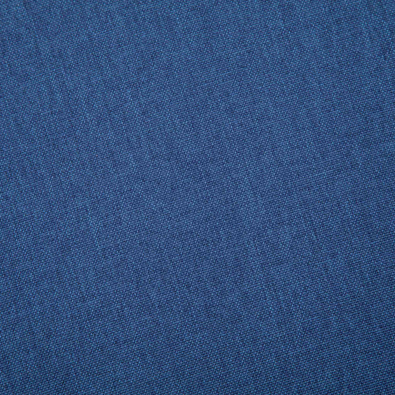 Canapea cu 3 locuri, albastru, material textil