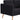 Canapea cu 3 locuri, negru, material textil