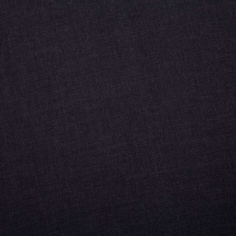 Canapea cu 3 locuri, negru, material textil