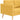 Canapea cu 3 locuri, galben, material textil