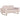 Canapea cu 2 locuri, crem, material textil