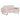 Canapea cu 2 locuri, crem, material textil