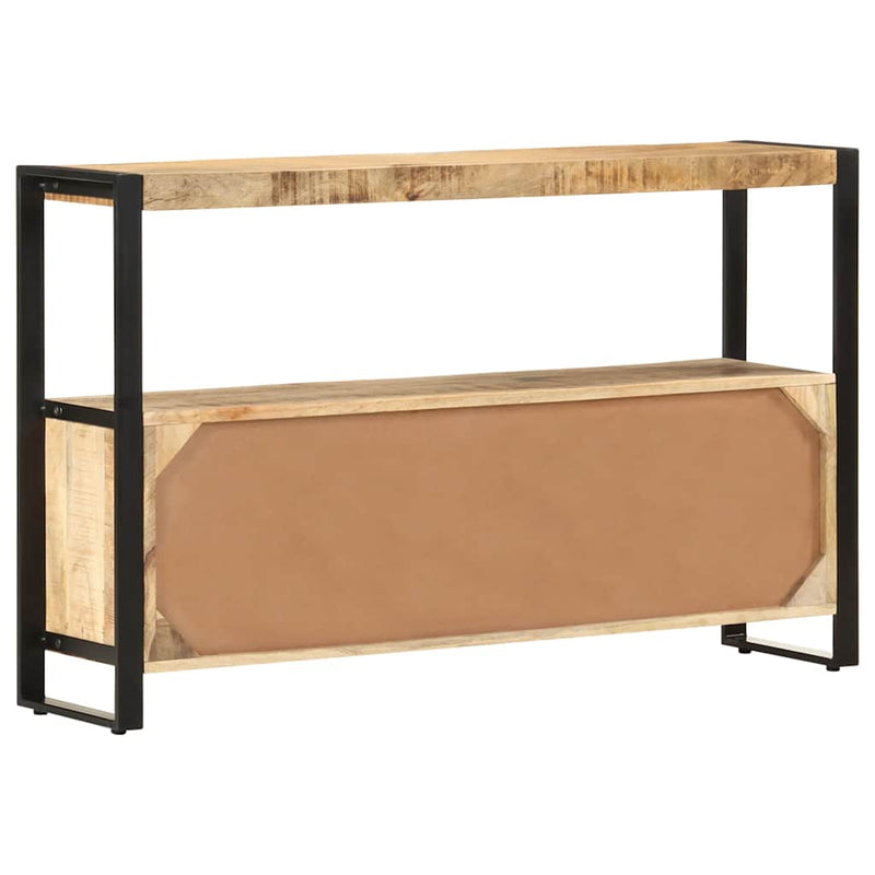 Dulap lateral, 120 x 30 x 75 cm, lemn masiv de mango