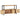 Dulap lateral, 120 x 30 x 75 cm, lemn masiv de mango