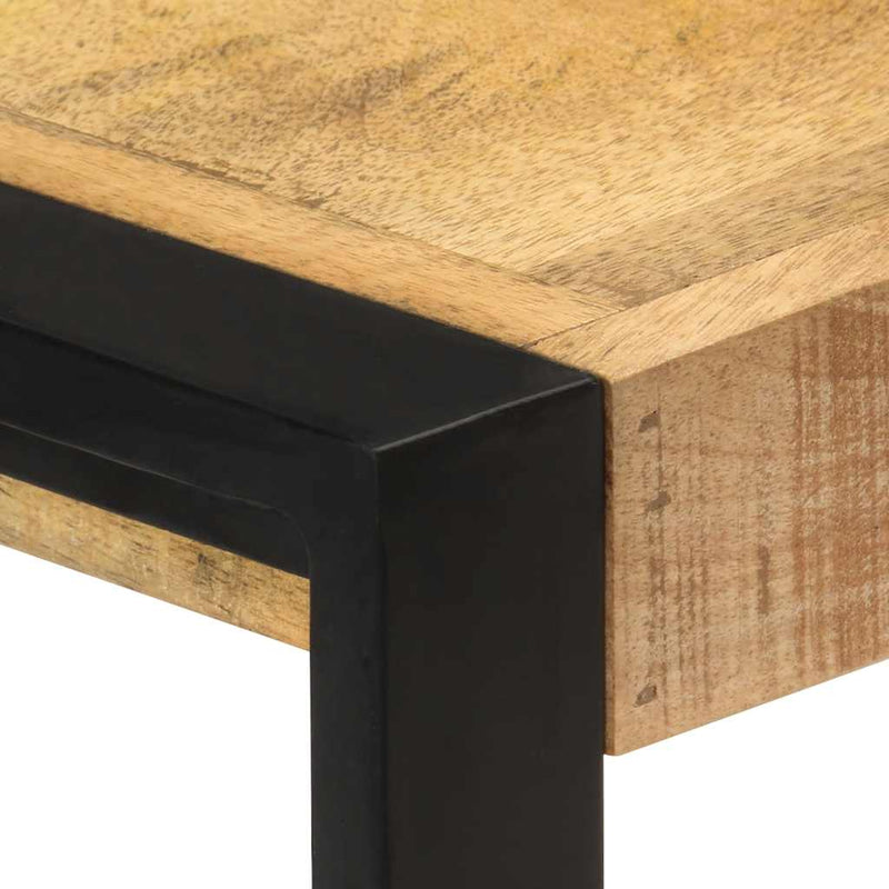 Dulap lateral, 120 x 30 x 75 cm, lemn masiv de mango
