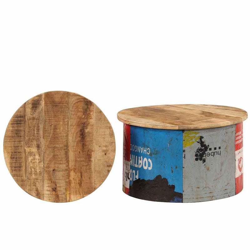 Măsuțe de cafea, 2 buc., lemn masiv de mango