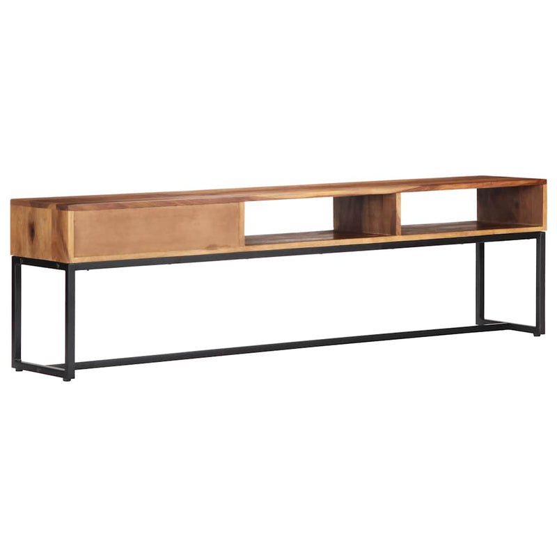 Comodă TV, 160 x 30 x 45 cm, lemn masiv de acacia