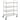 Cărucior de bucătărie 4 niveluri 107x55x125 cm oțel inoxidabil