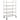 Cărucior de bucătărie 5 niveluri 107x55x147 cm oțel inoxidabil