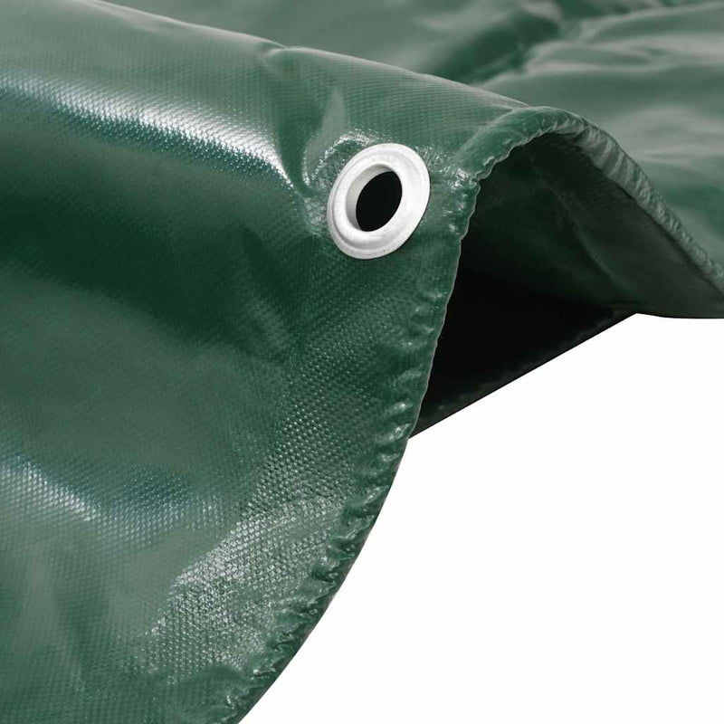 Prelate Verde 6 x 8 m Pânză cu acoperire PVC