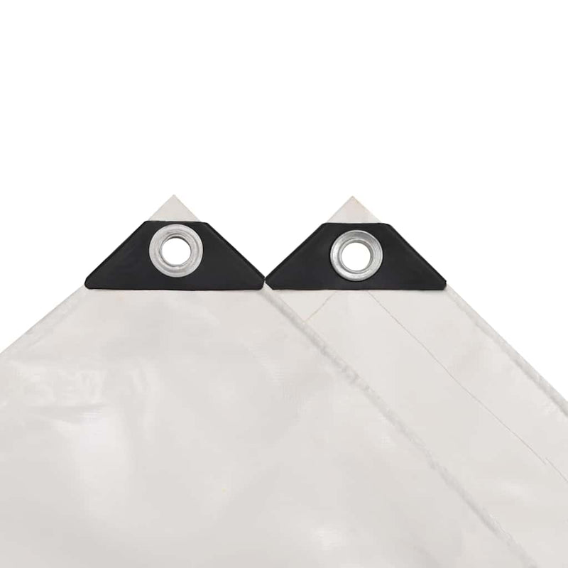 Prelate Alb 3,5 x 5 m Pânză cu acoperire PVC
