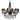 Candelabru cu mărgele, negru, 12 becuri x E14