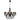 Candelabru cu mărgele, negru, 12 becuri x E14