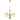 Candelabru, auriu, 5 becuri E14