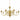 Candelabru, auriu, 8 becuri E14