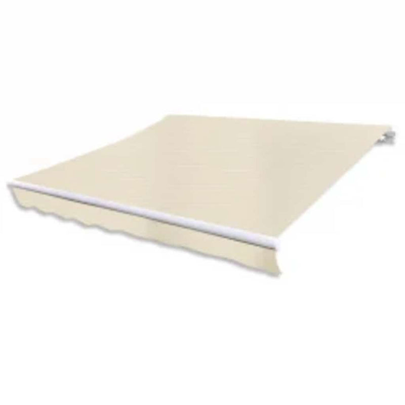 Copertină pliabilă motorizată, crem, 600 cm