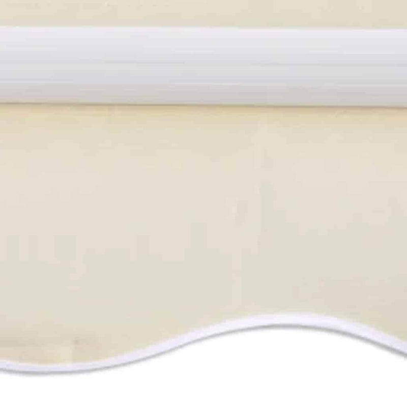 Copertină pliabilă motorizată, crem, 600 cm