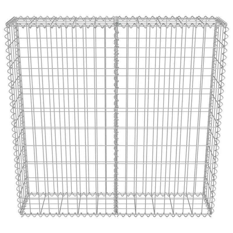 Perete gabion cu capace, oțel galvanizat, 100 x 20 x 100 cm