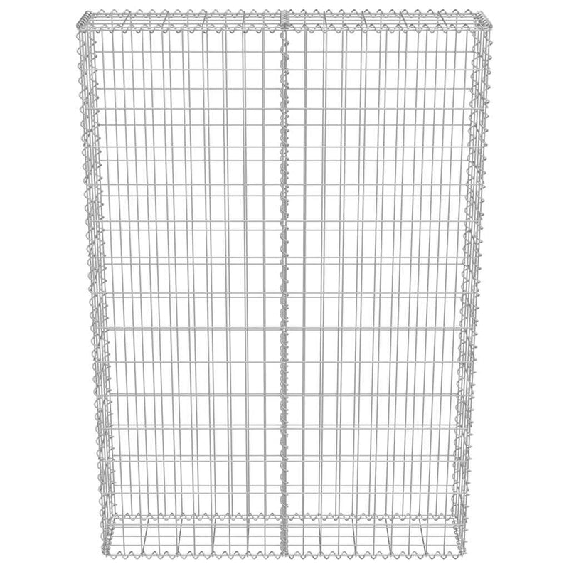 Perete gabion cu capace, 100 x 20 x 150 cm, oțel galvanizat