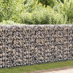Gabion perete cu capace, 600 x 30 x 100 cm, oțel galvanizat