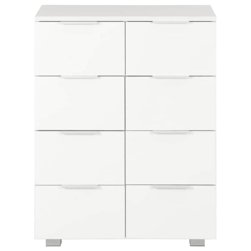 Dulap, alb extralucios, 60x35x80 cm, lemn prelucrat